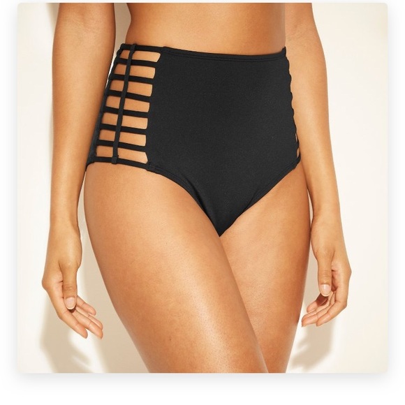 Mossimo Supply Co. Other - ⭐️ Sale ⭐️Mossimo Black High waisted Bikini Bottom